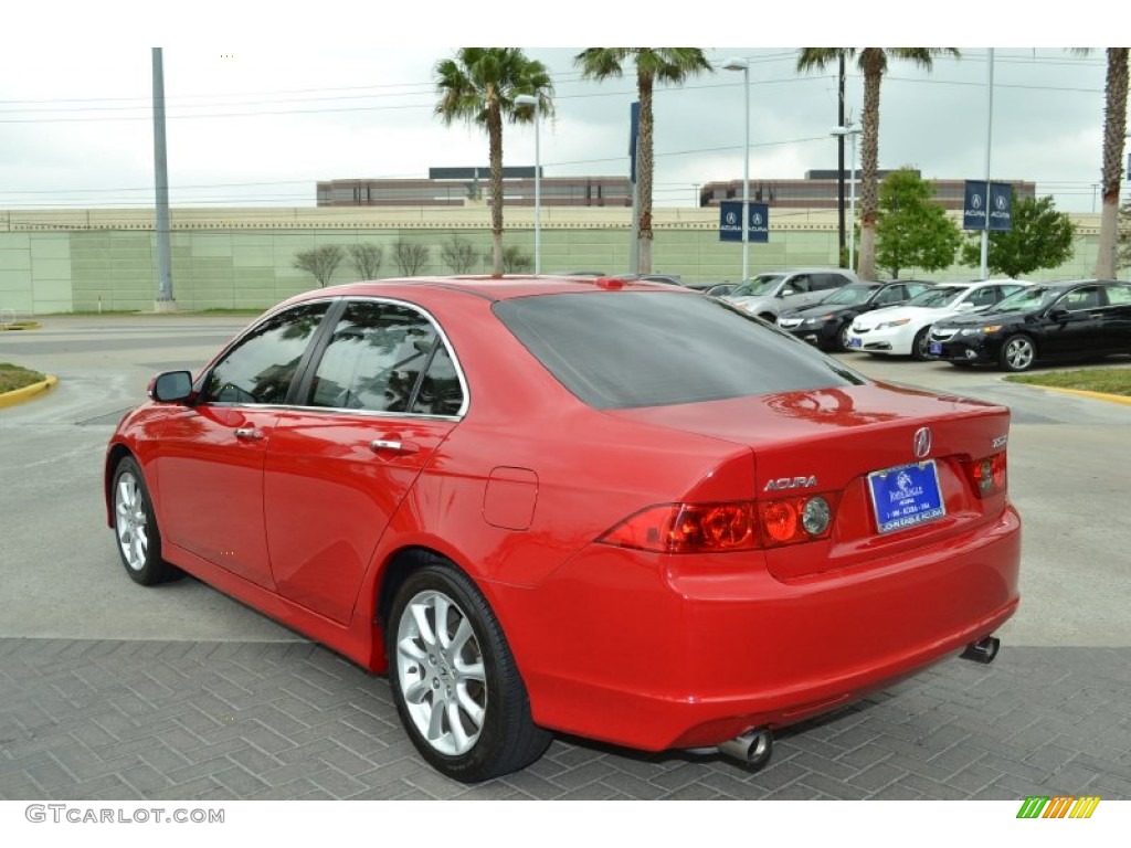 2007 TSX Sedan - Milano Red / Parchment photo #7