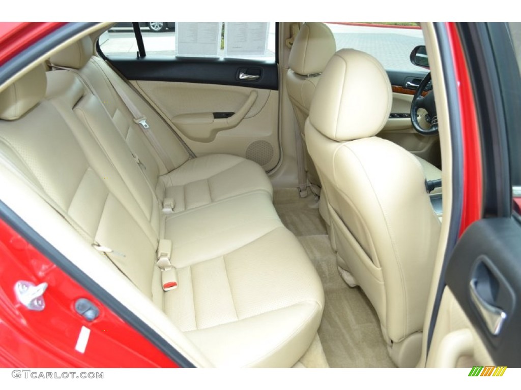 2007 Acura TSX Sedan Rear Seat Photo #79581706