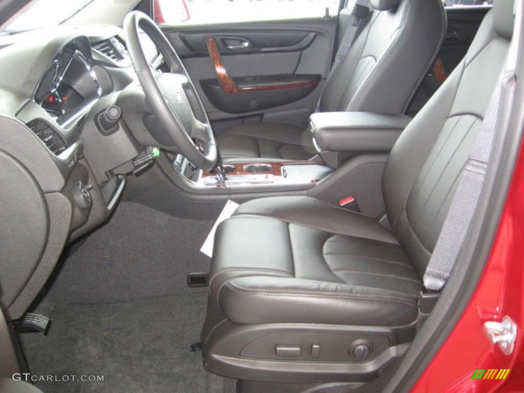 Ebony Interior 2013 Chevrolet Traverse LTZ Photo #79582501