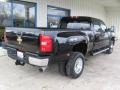 2013 Black Chevrolet Silverado 3500HD LTZ Crew Cab 4x4 Dually  photo #3