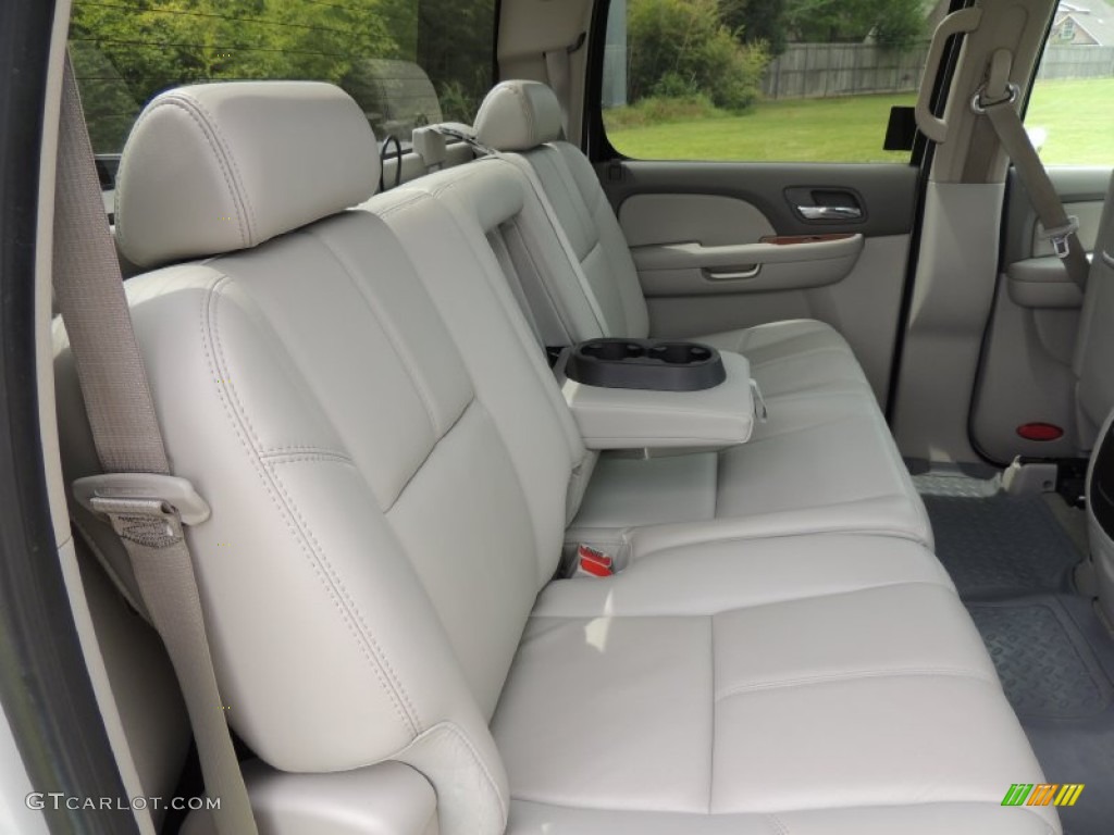 Light Titanium Interior 2008 GMC Sierra 1500 SLT Crew Cab Photo #79583431