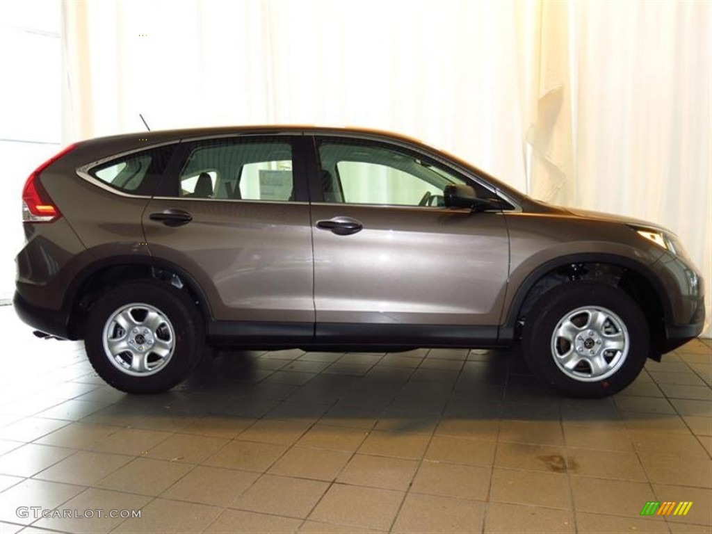 2013 CR-V LX AWD - Urban Titanium Metallic / Black photo #2