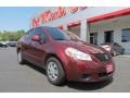 2008 Cherry Red Metallic Suzuki SX4 Sedan  photo #1