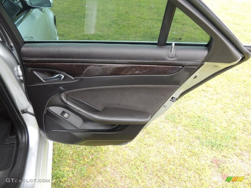 2013 Cadillac CTS -V Sedan Ebony Door Panel Photo #79583965