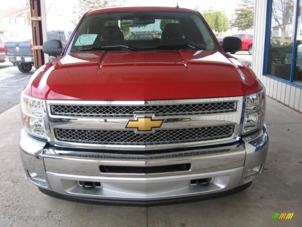 2013 Silverado 1500 LT Extended Cab 4x4 - Victory Red / Ebony photo #7