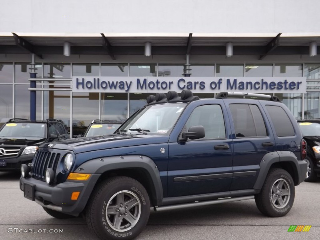 2005 Liberty Renegade 4x4 - Patriot Blue Pearl / Medium Slate Gray photo #1