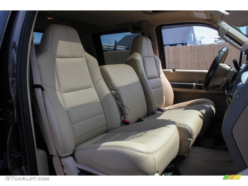 2008 Ford F450 Super Duty Lariat Crew Cab 4x4 Dually Front Seat Photo #79584460
