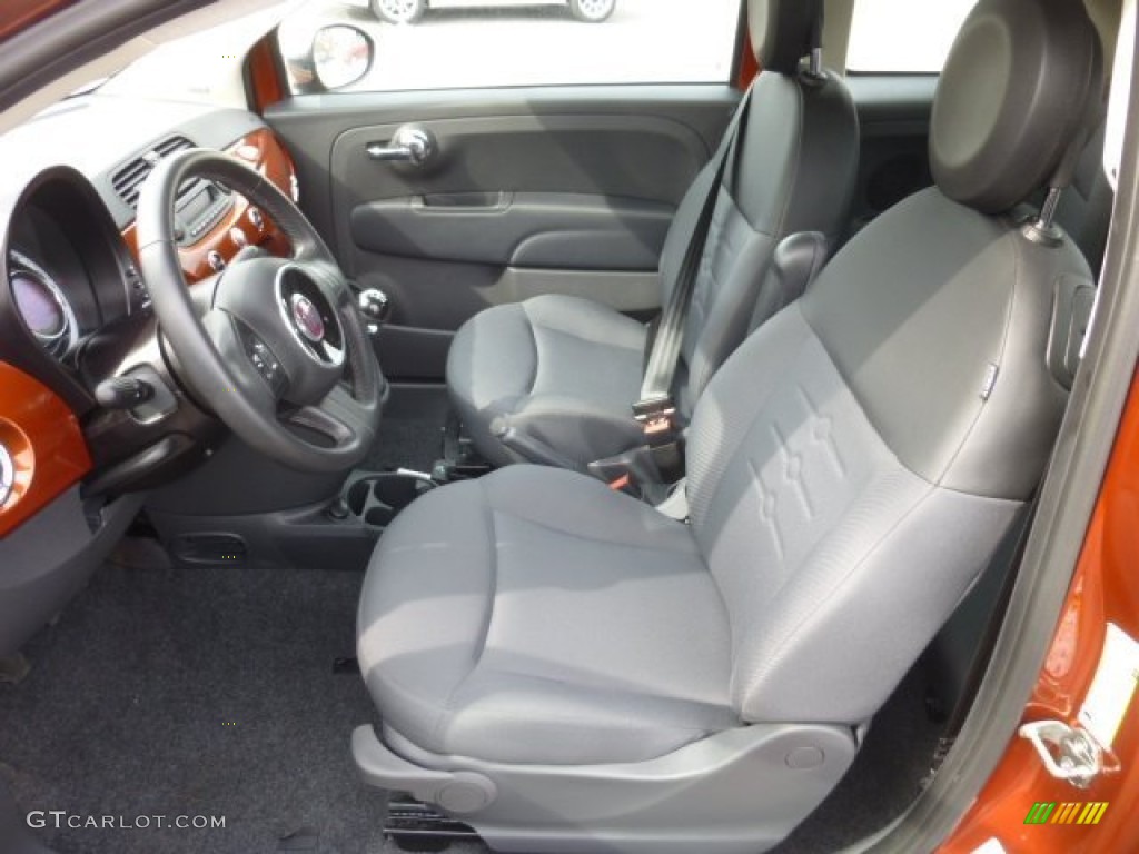 2012 Fiat 500 c cabrio Pop Front Seat Photo #79584650