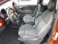 Tessuto Grigio/Nero (Grey/Black) 2012 Fiat 500 c cabrio Pop Interior Color