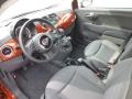 Tessuto Grigio/Nero (Grey/Black) 2012 Fiat 500 c cabrio Pop Interior Color