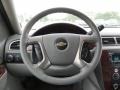 2013 Chevrolet Suburban Light Titanium/Dark Titanium Interior Steering Wheel Photo