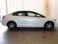 White Orchid Pearl - Civic Hybrid Sedan Photo No. 2