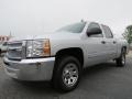 2012 Silver Ice Metallic Chevrolet Silverado 1500 LS Crew Cab  photo #3