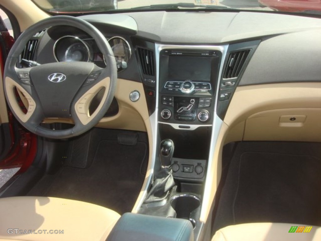 2011 Sonata Limited - Venetian Red / Camel photo #13