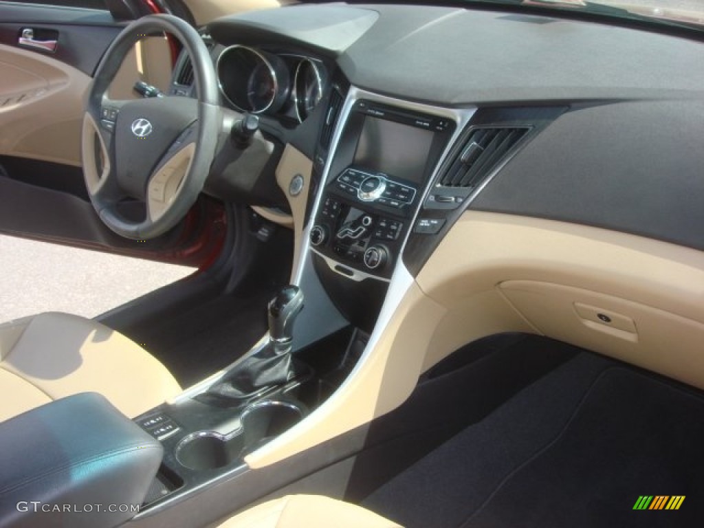 2011 Sonata Limited - Venetian Red / Camel photo #15