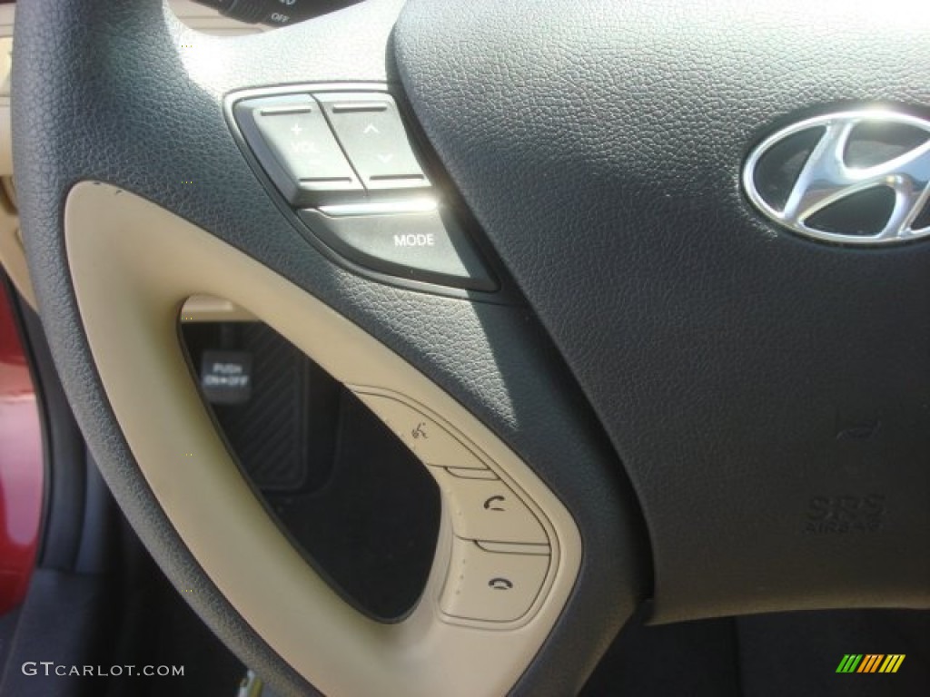 2011 Sonata Limited - Venetian Red / Camel photo #28
