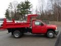 2013 Victory Red Chevrolet Silverado 3500HD WT Regular Cab 4x4 Dump Truck  photo #5