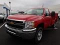 Victory Red - Silverado 3500HD WT Regular Cab 4x4 Utility Truck Photo No. 2