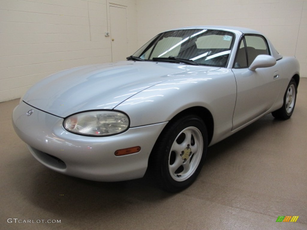 1999 MX-5 Miata Roadster - Highlight Silver Metallic / Black photo #3