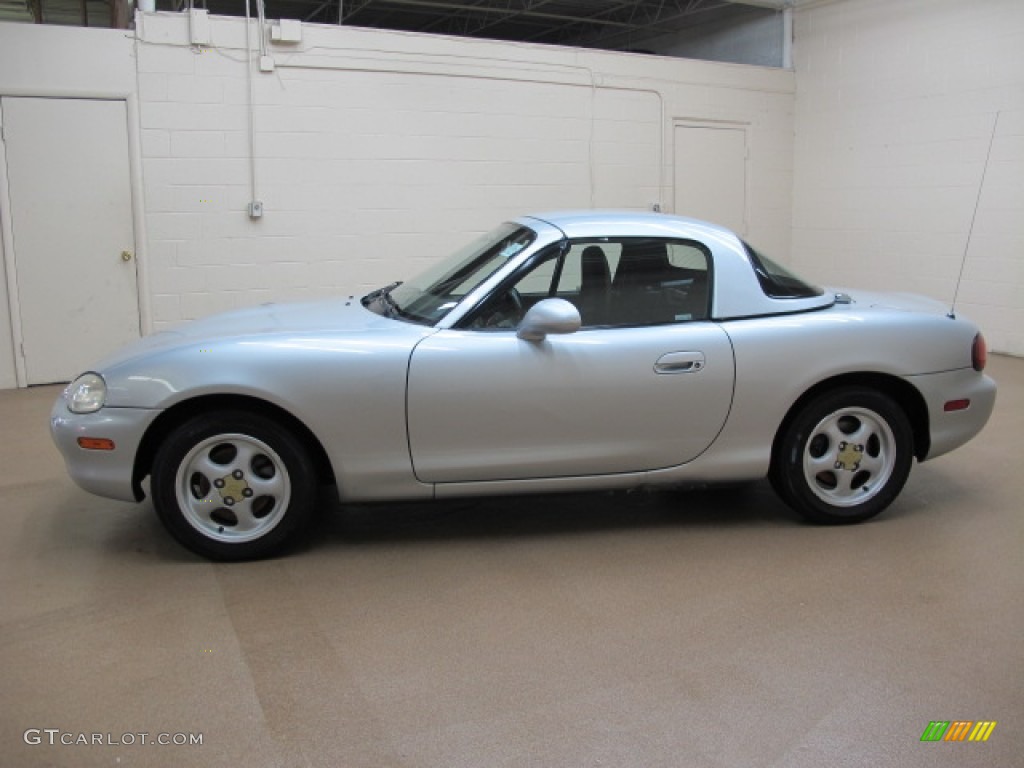 1999 MX-5 Miata Roadster - Highlight Silver Metallic / Black photo #4