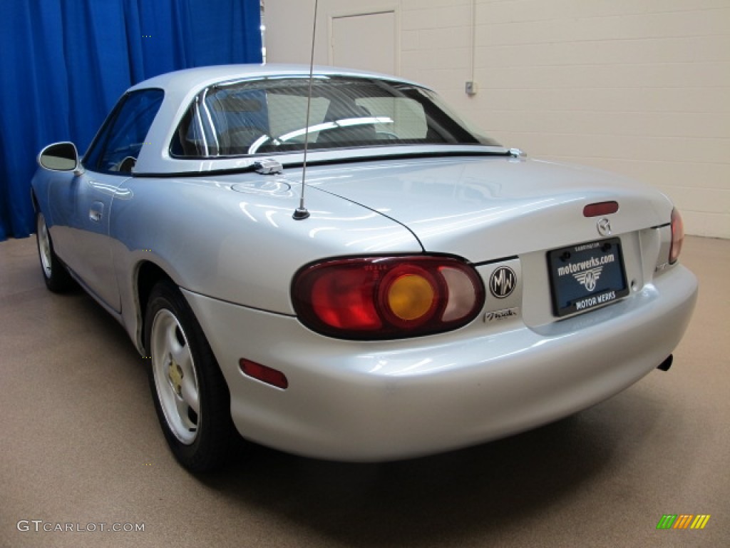 1999 MX-5 Miata Roadster - Highlight Silver Metallic / Black photo #5