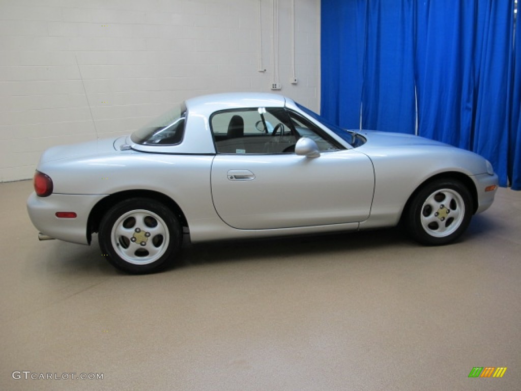 1999 MX-5 Miata Roadster - Highlight Silver Metallic / Black photo #8