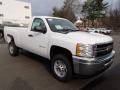 Summit White - Silverado 2500HD Work Truck Regular Cab Photo No. 4