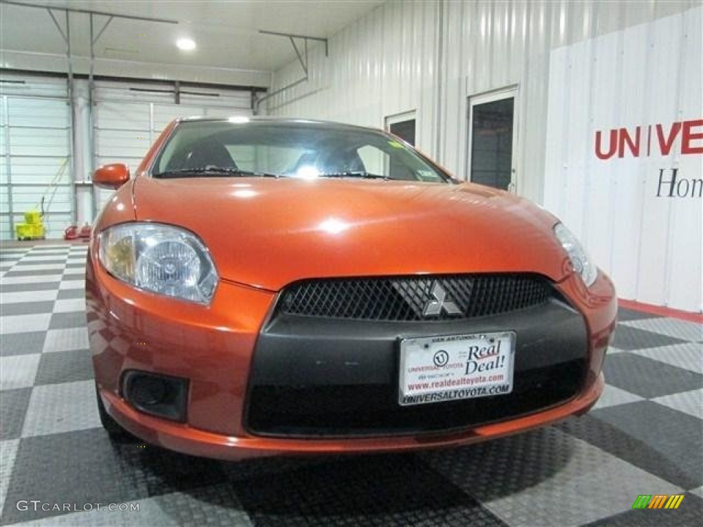 2012 Eclipse GS Coupe - Sunset Pearlescent / Dark Charcoal photo #2