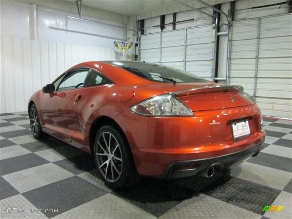 2012 Eclipse GS Coupe - Sunset Pearlescent / Dark Charcoal photo #5