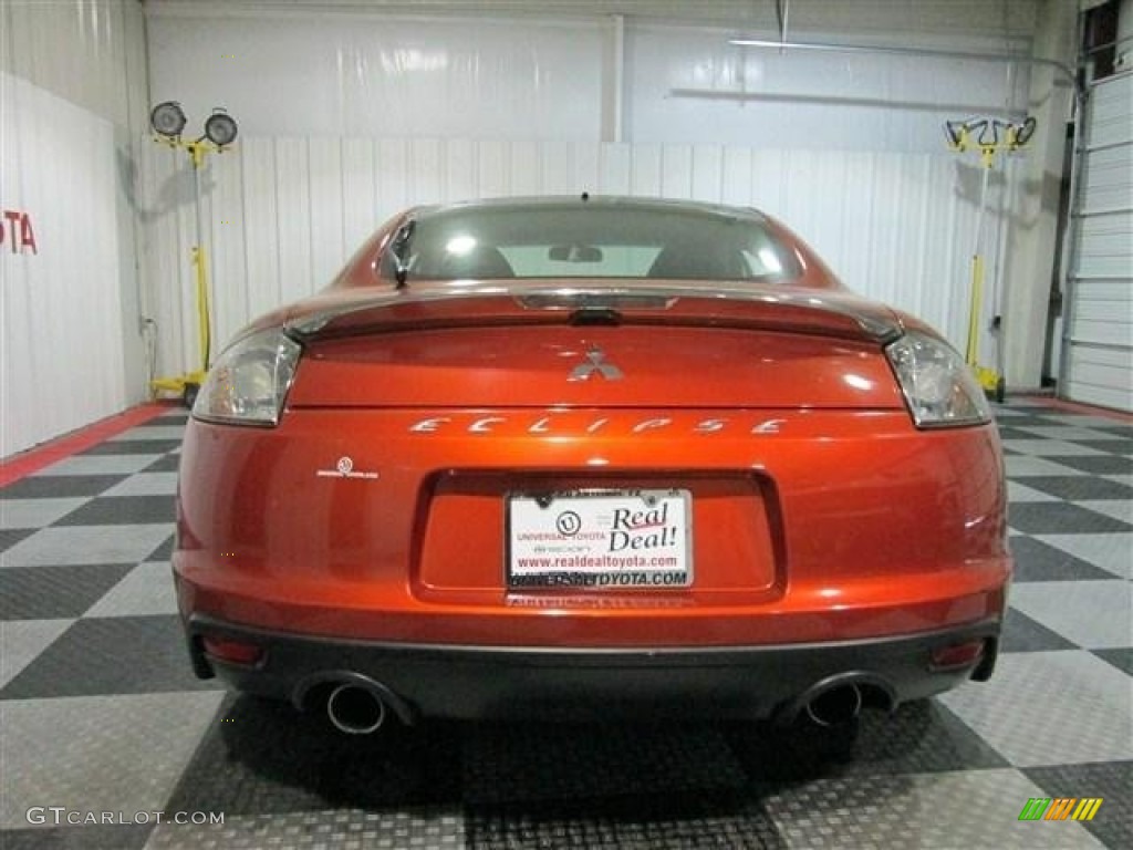 2012 Eclipse GS Coupe - Sunset Pearlescent / Dark Charcoal photo #6