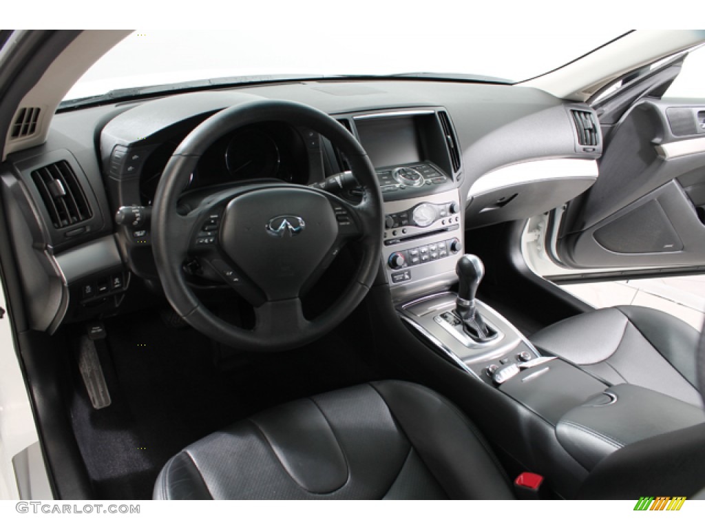 Graphite Interior 2012 Infiniti G 37 x AWD Coupe Photo #79590328