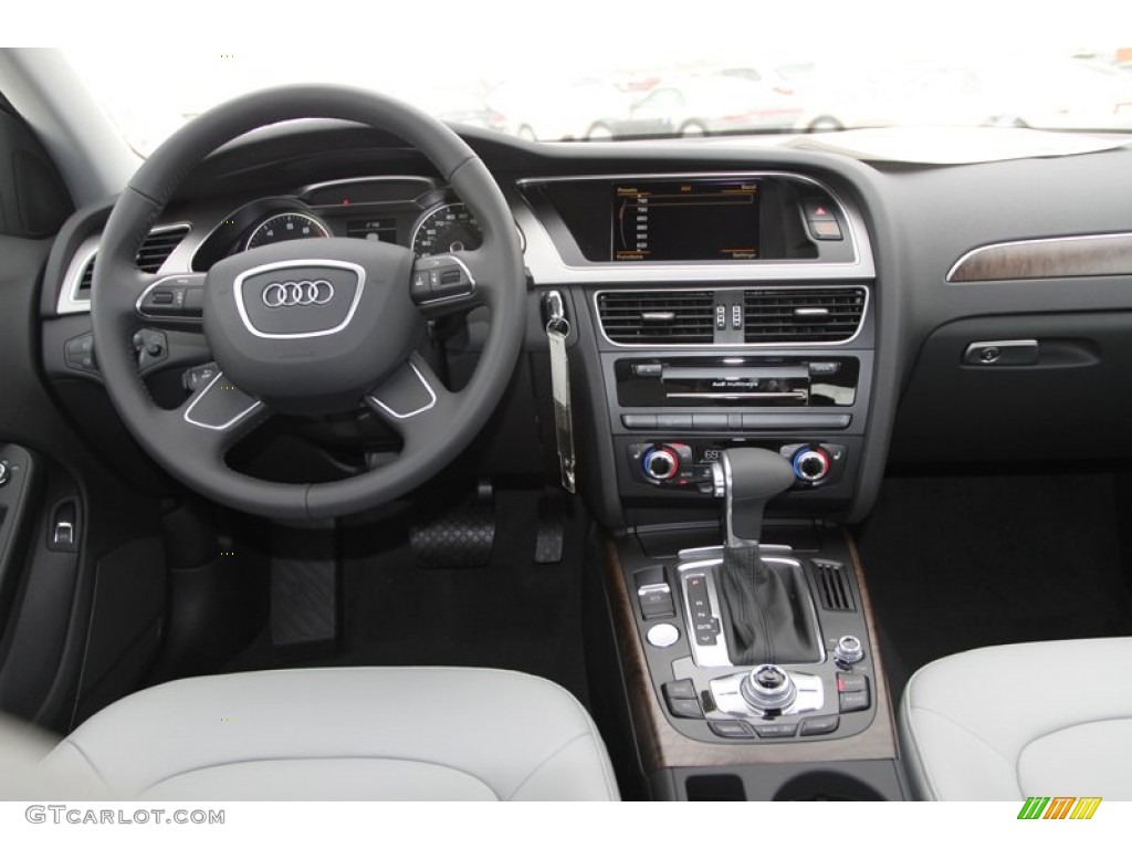 2013 Audi A4 2.0T Sedan Titanium Gray Dashboard Photo #79590614