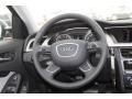 2013 Audi A4 Titanium Gray Interior Steering Wheel Photo