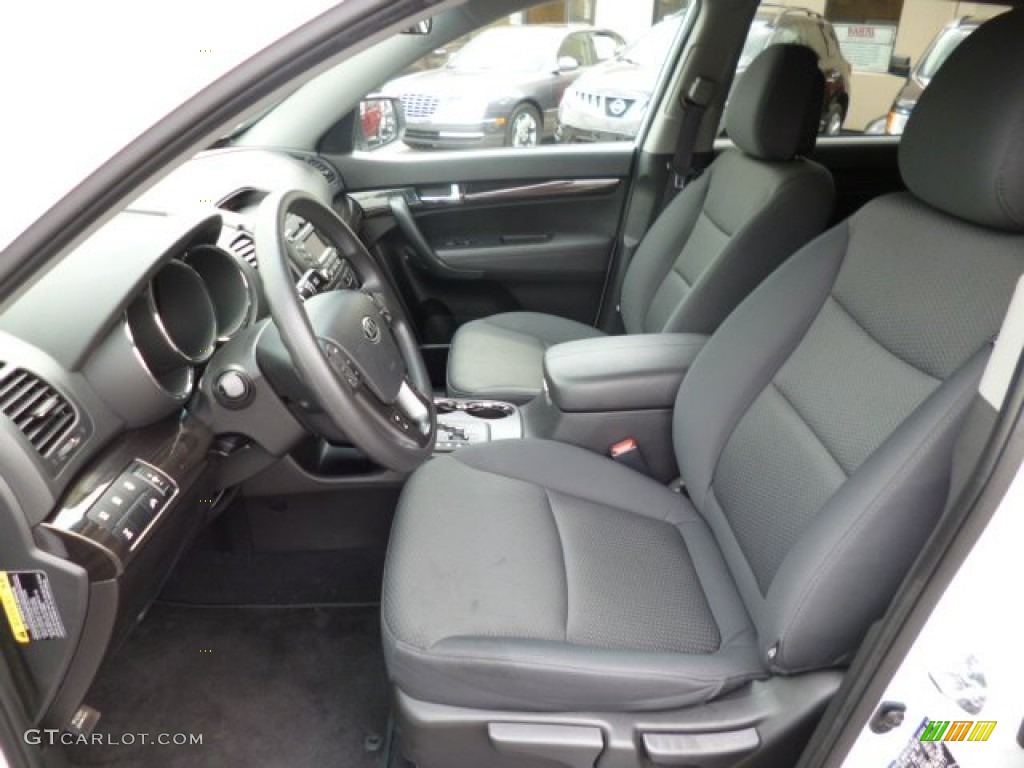 Black Interior 2013 Kia Sorento LX V6 AWD Photo #79592073
