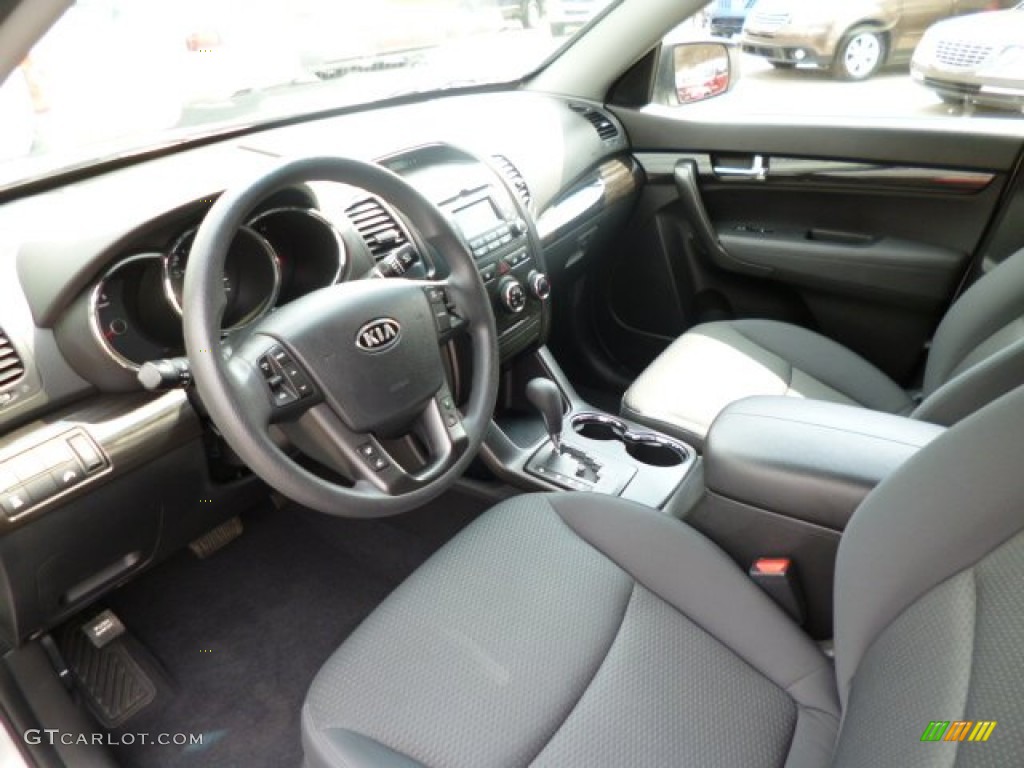 Black Interior 2013 Kia Sorento LX V6 AWD Photo #79592512