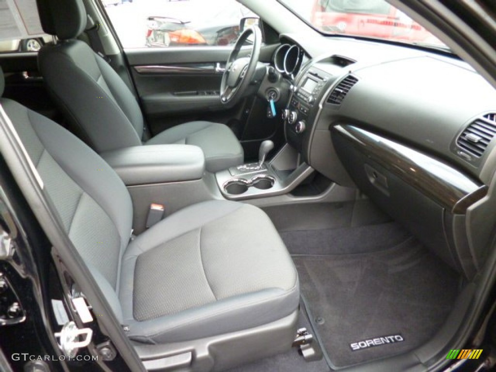 Black Interior 2013 Kia Sorento LX V6 AWD Photo #79592762