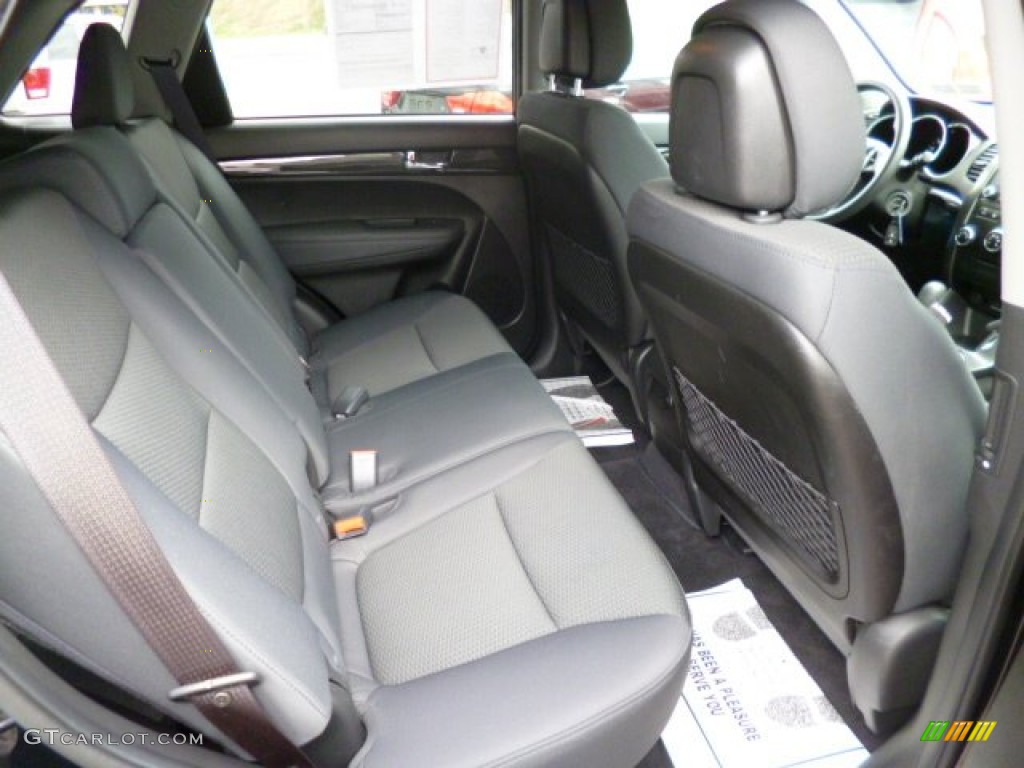 Black Interior 2013 Kia Sorento LX V6 AWD Photo #79592800