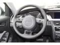 2013 Audi Allroad Titanium Gray Interior Steering Wheel Photo