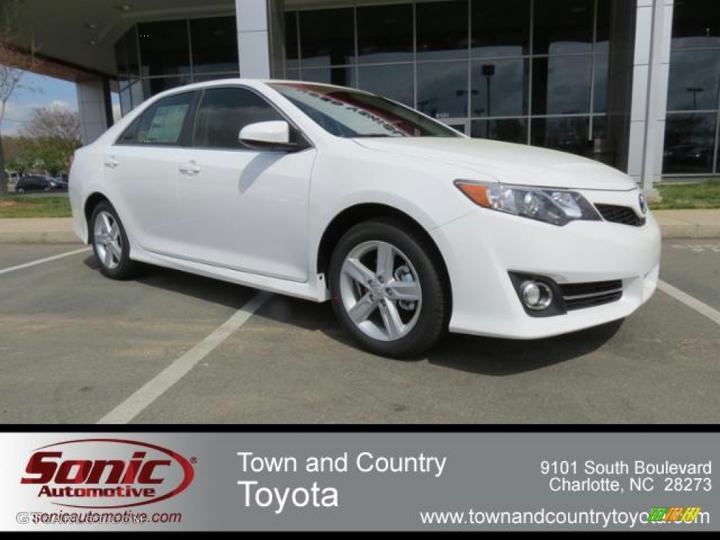 Super White Toyota Camry
