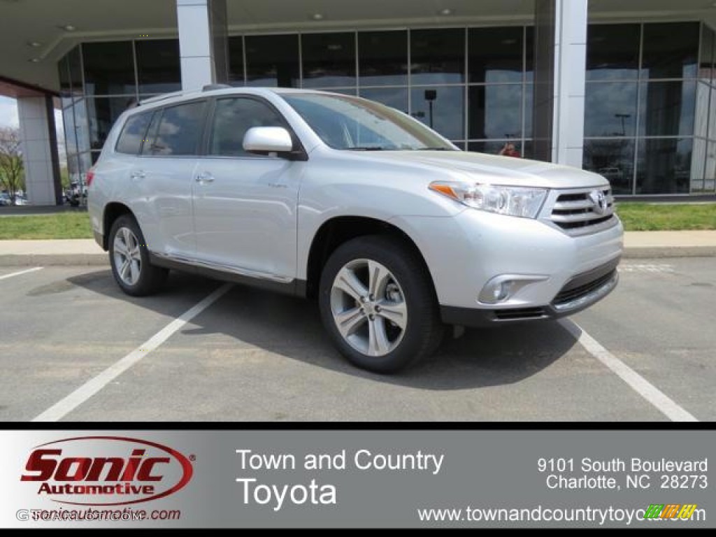2013 Highlander Limited - Classic Silver Metallic / Ash photo #1