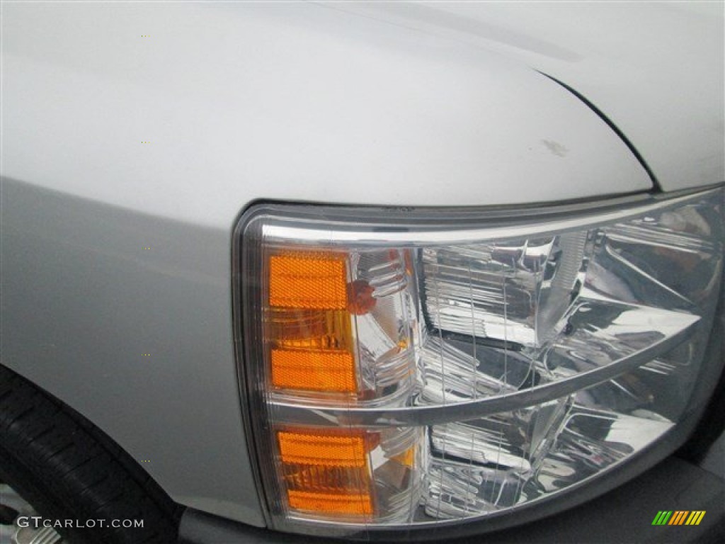 2011 Silverado 1500 Regular Cab - Sheer Silver Metallic / Dark Titanium photo #3