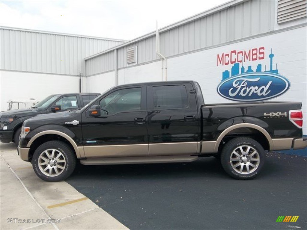 2013 F150 King Ranch SuperCrew 4x4 - Kodiak Brown Metallic / King Ranch Chaparral Leather photo #3