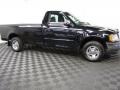 2002 Black Ford F150 XLT Regular Cab  photo #3