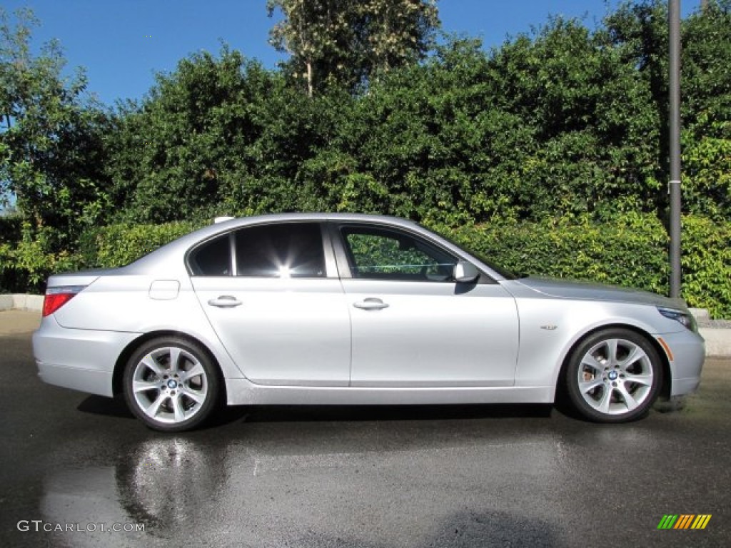Titanium Silver Metallic 2010 BMW 5 Series 535i Sedan Exterior Photo #79596209