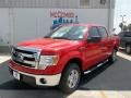 2013 Race Red Ford F150 XLT SuperCrew  photo #2