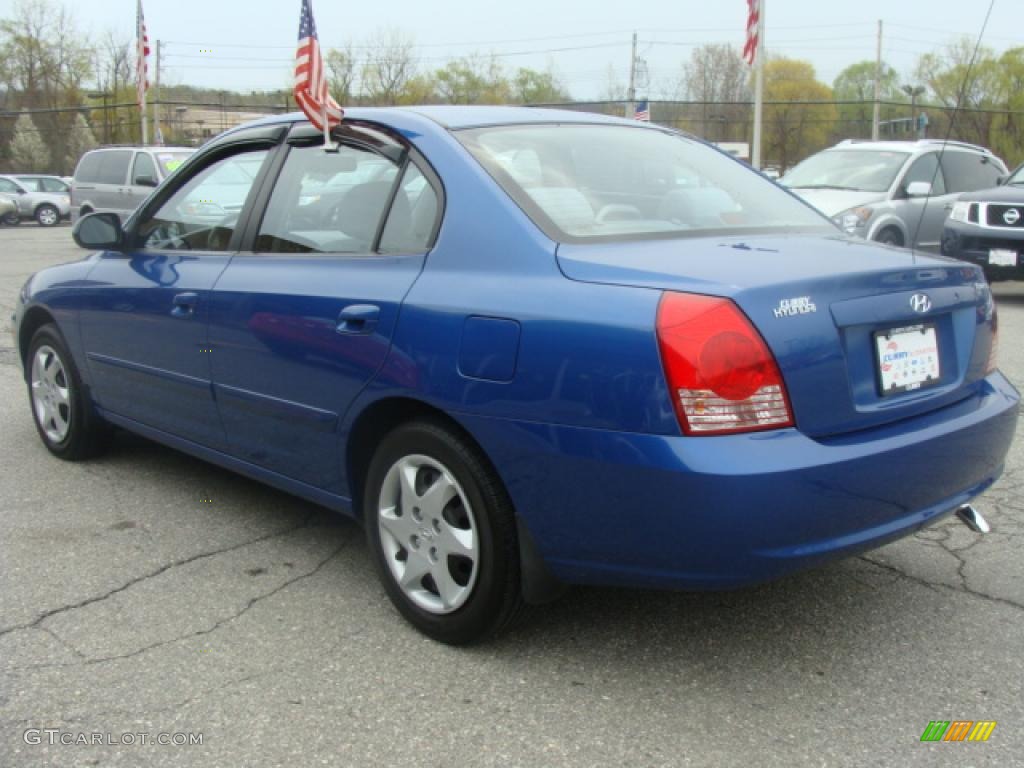 2006 Elantra GLS Sedan - Tidal Wave Blue / Gray photo #3