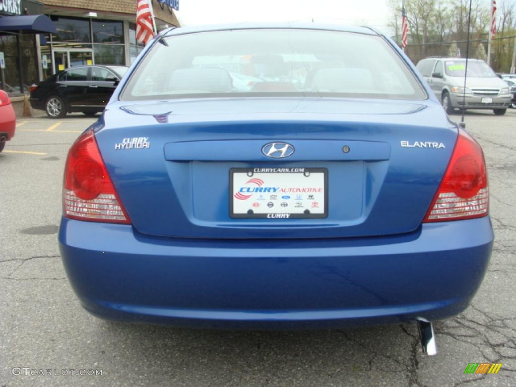 2006 Elantra GLS Sedan - Tidal Wave Blue / Gray photo #4