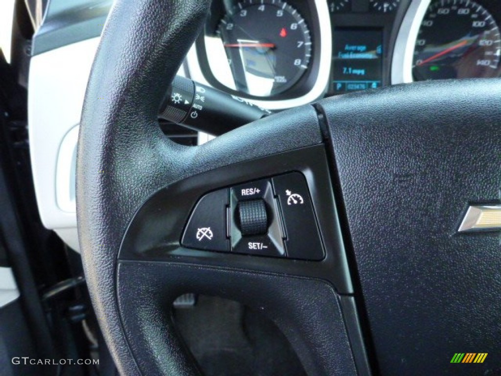 2010 Equinox LS AWD - Cyber Gray Metallic / Jet Black/Light Titanium photo #18