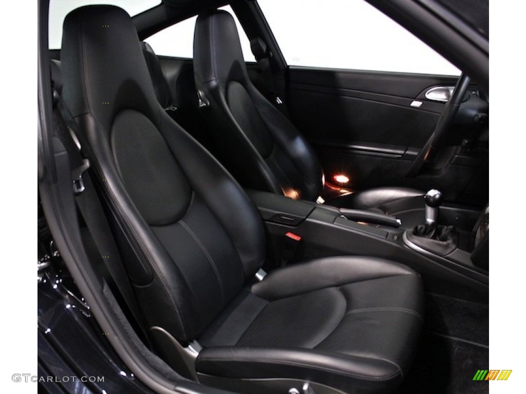2007 911 Turbo Coupe - Basalt Black Metallic / Black photo #31