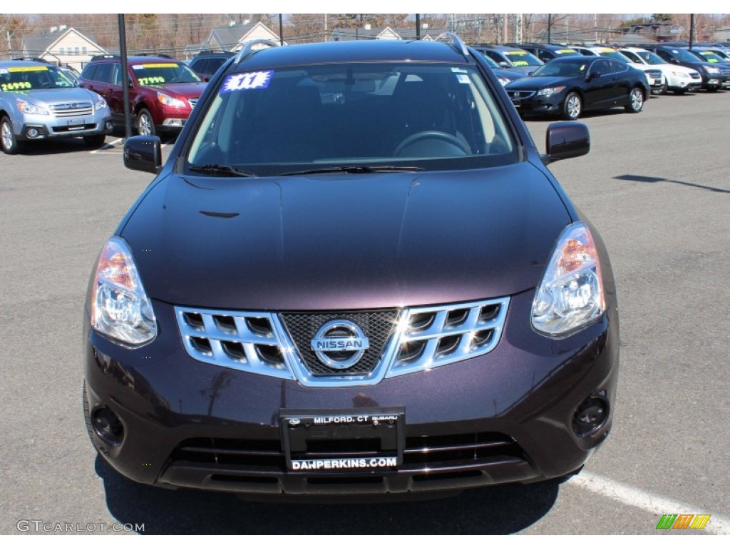 2011 Rogue SV AWD - Black Amethyst / Black photo #2